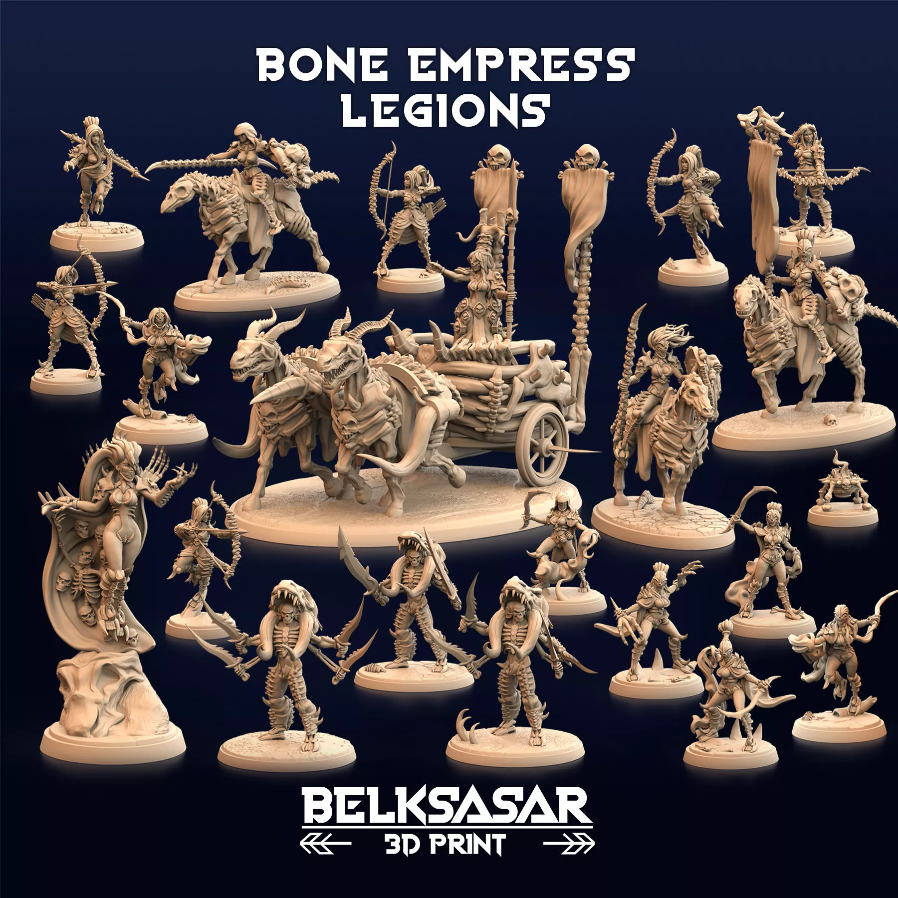 Bone Empress Legions - Knight 3D print model