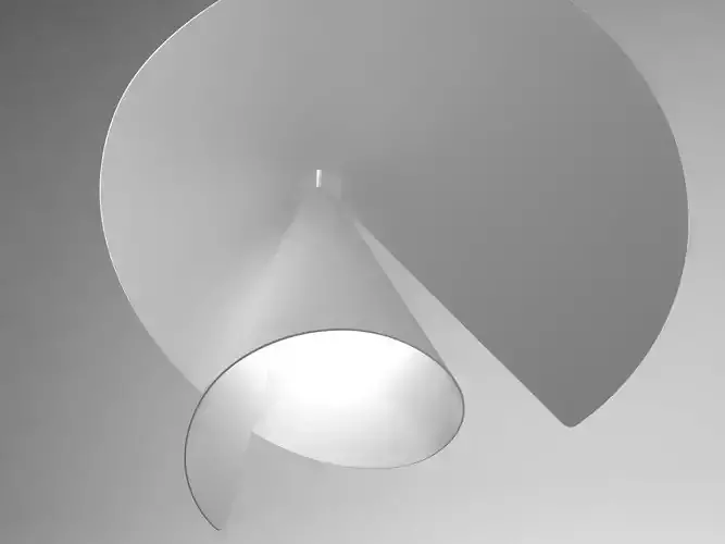 Spiry origami pendant light
