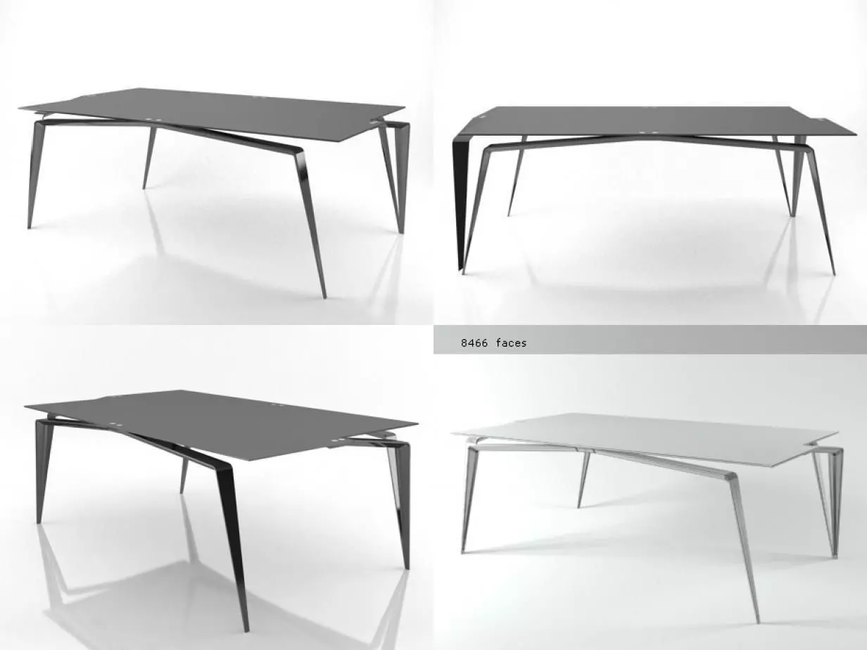 Panther Table 3D model_2