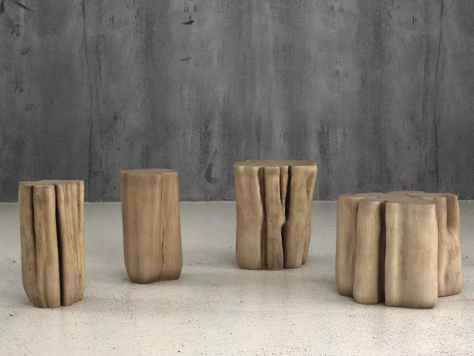 Brick XS S M L 3D model_1