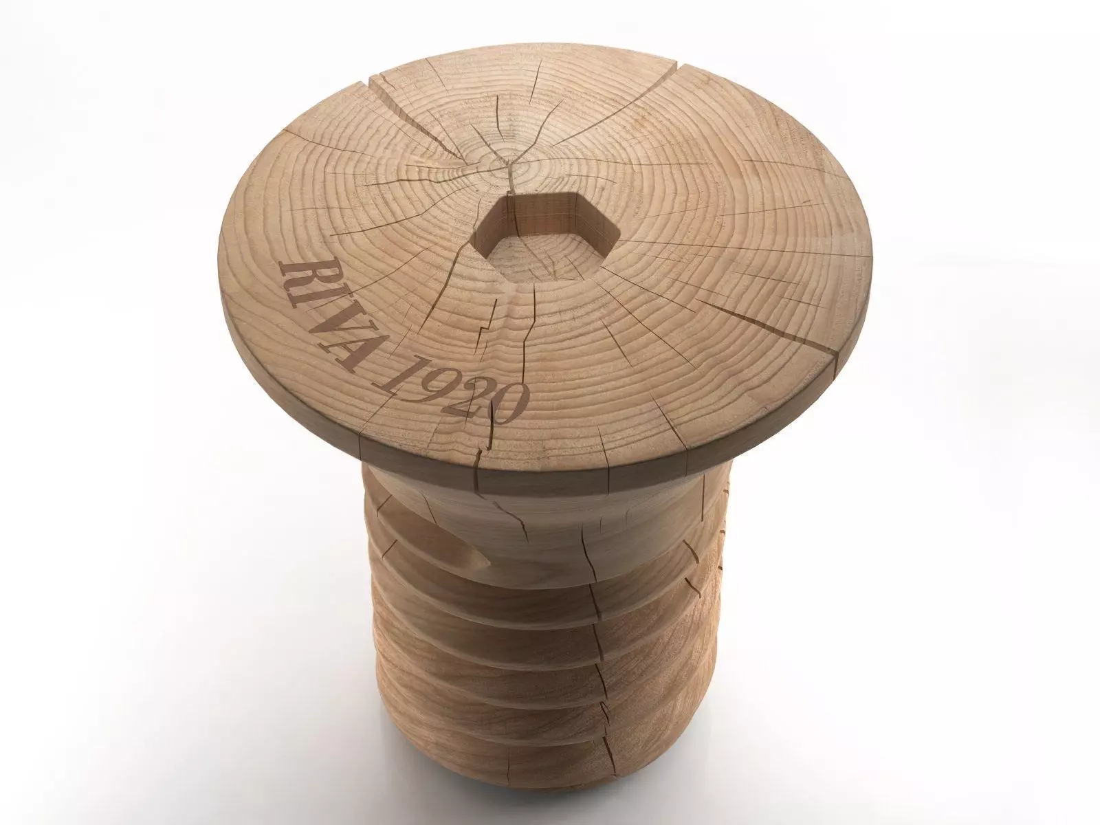 Vite Brugola 3D model_2