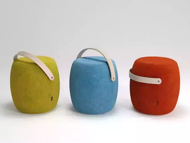Carry On stool 3D model
