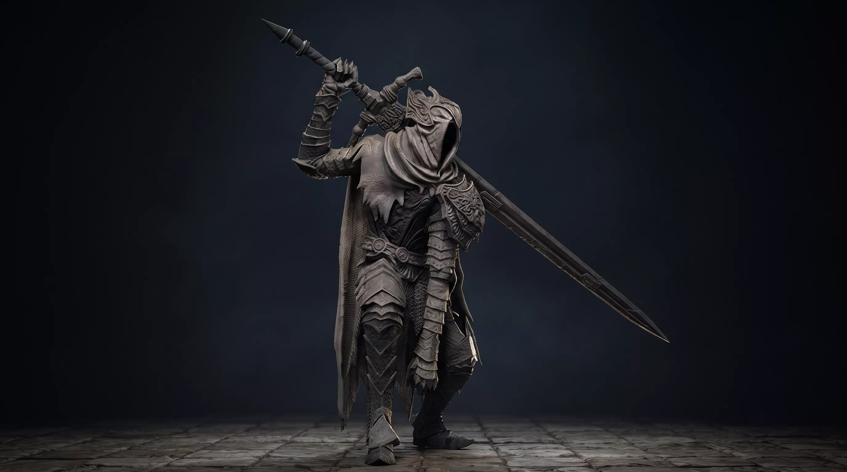 Artorias Dark Knight Figure 3D Printable Model 3D print model