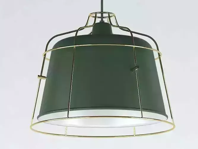 Bars cage pendant light