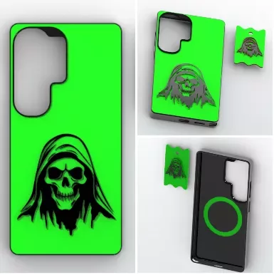 S26 Ultra MagSafe Reaper Case and Keychain