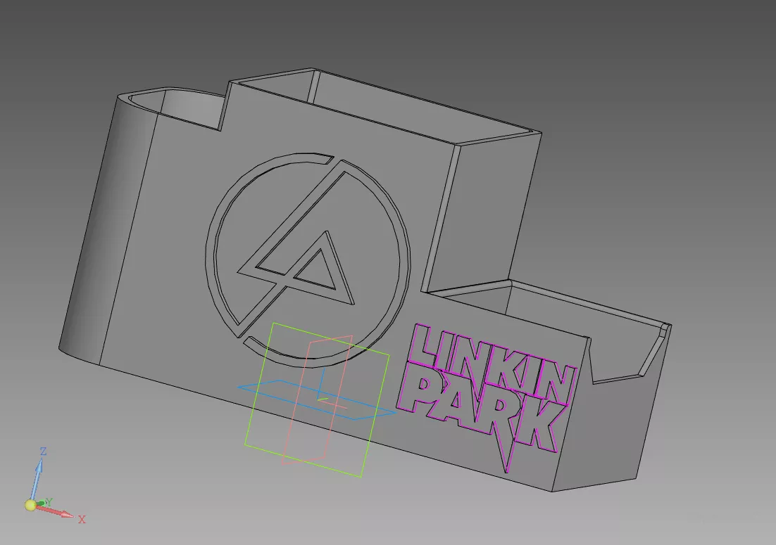 Stationery Organizer Linkin Park 3D print model