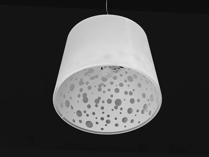 Shadow pendant 3D model_2