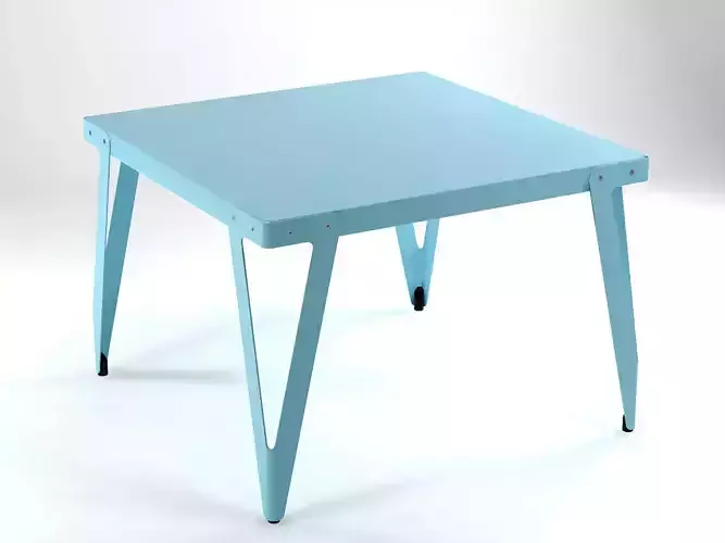 Lloyd dining table with metal legs