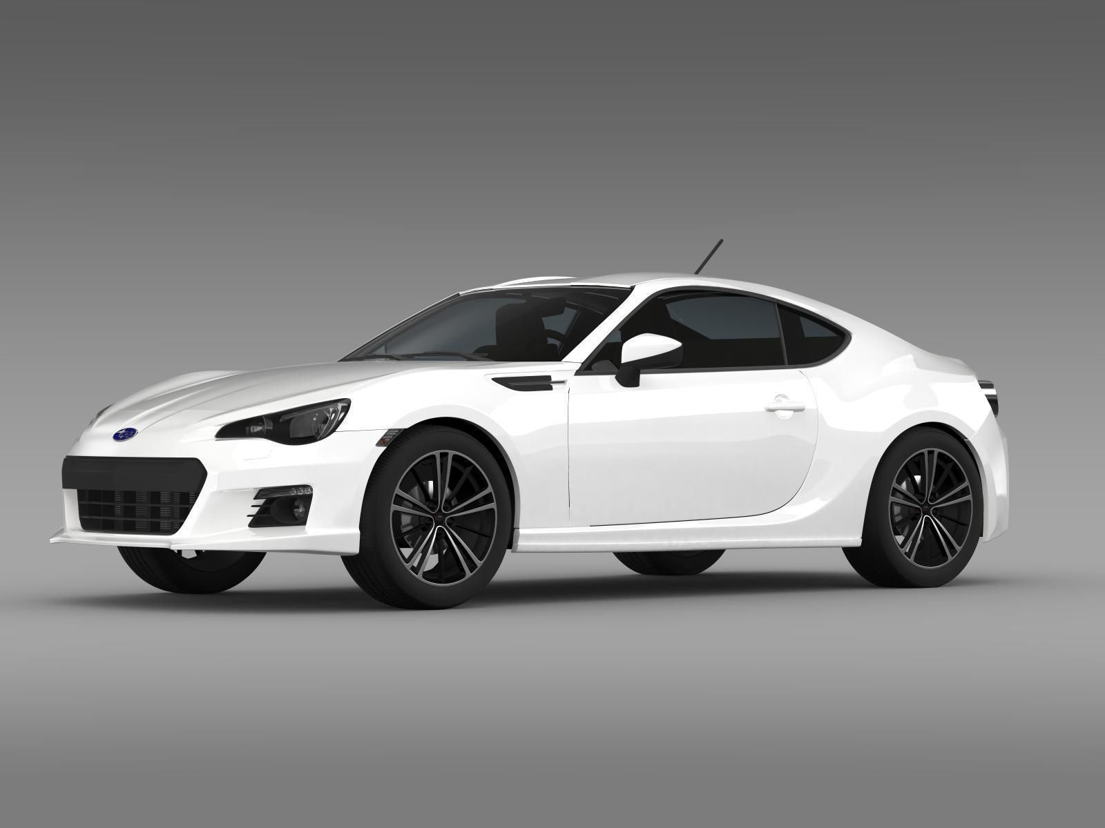 Subaru BRZ ZC6 2012 3D model_5