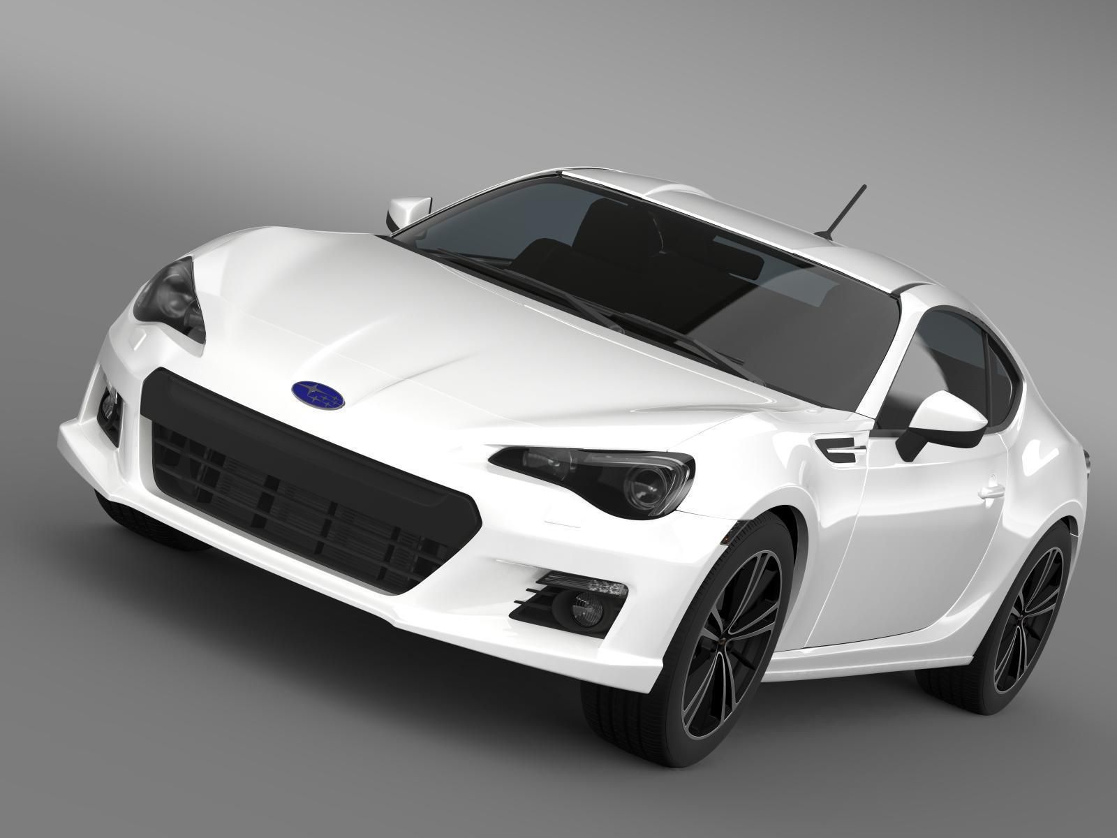 Subaru BRZ ZC6 2012 3D model_4