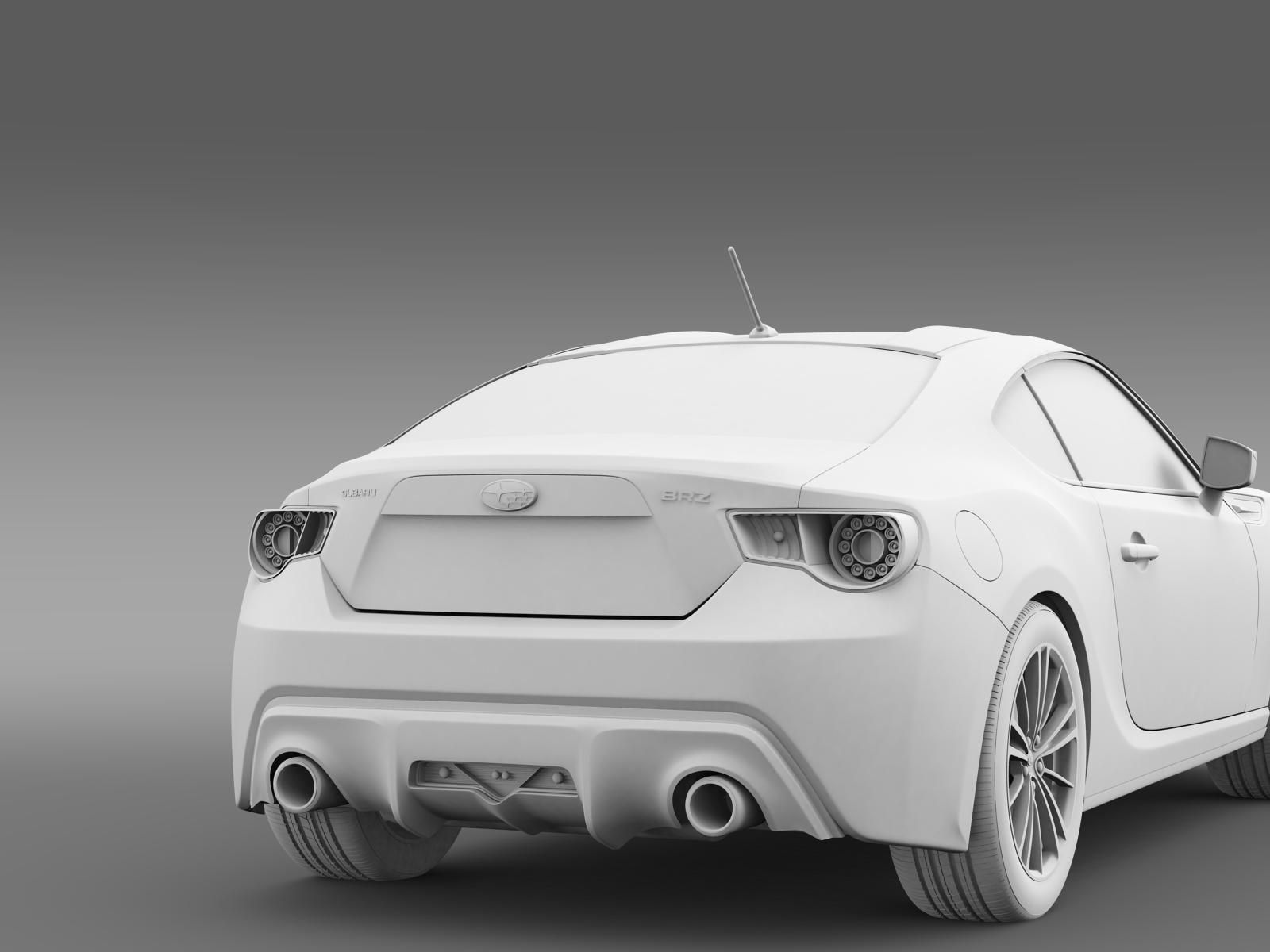 Subaru BRZ ZC6 2012 3D model_13