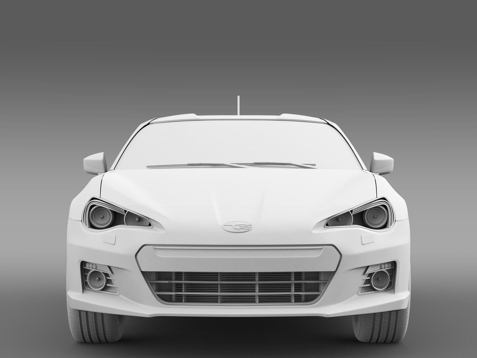 Subaru BRZ ZC6 2012 3D model_11