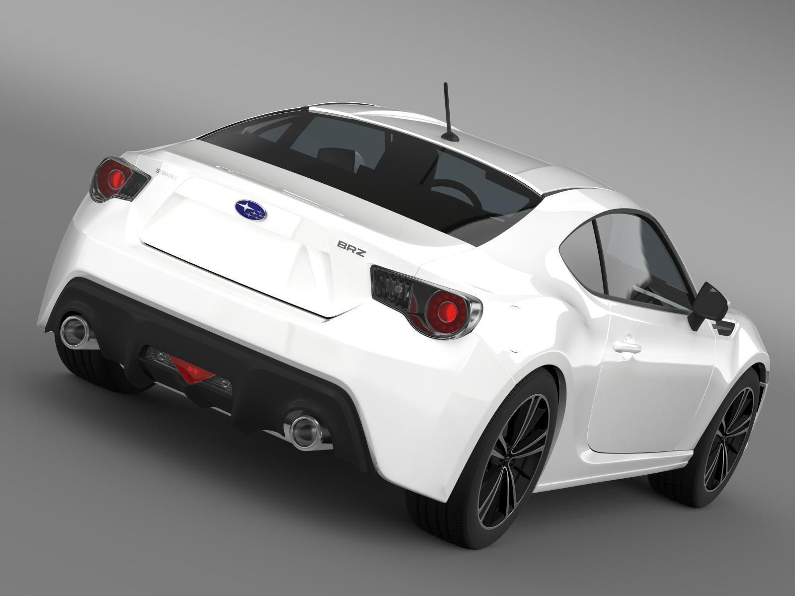 Subaru BRZ ZC6 2012 3D model_1