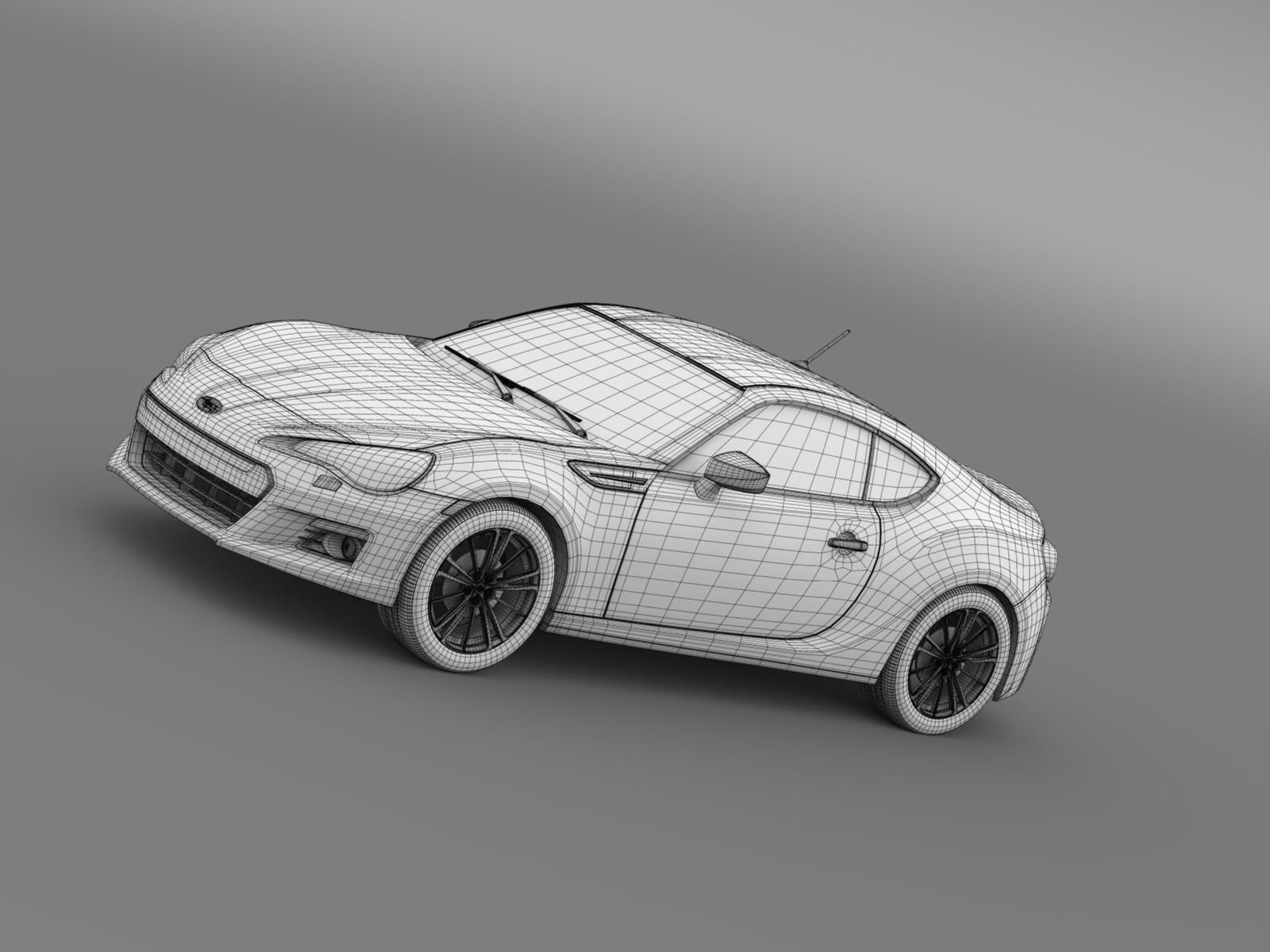 Subaru BRZ ZC6 2012 3D model_15