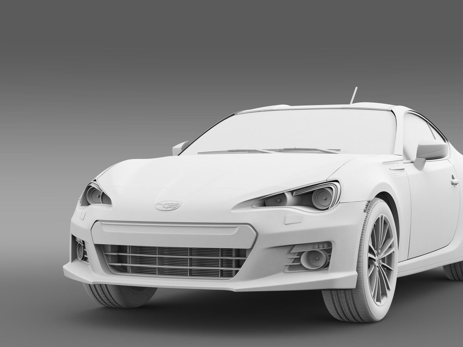 Subaru BRZ ZC6 2012 3D model_12