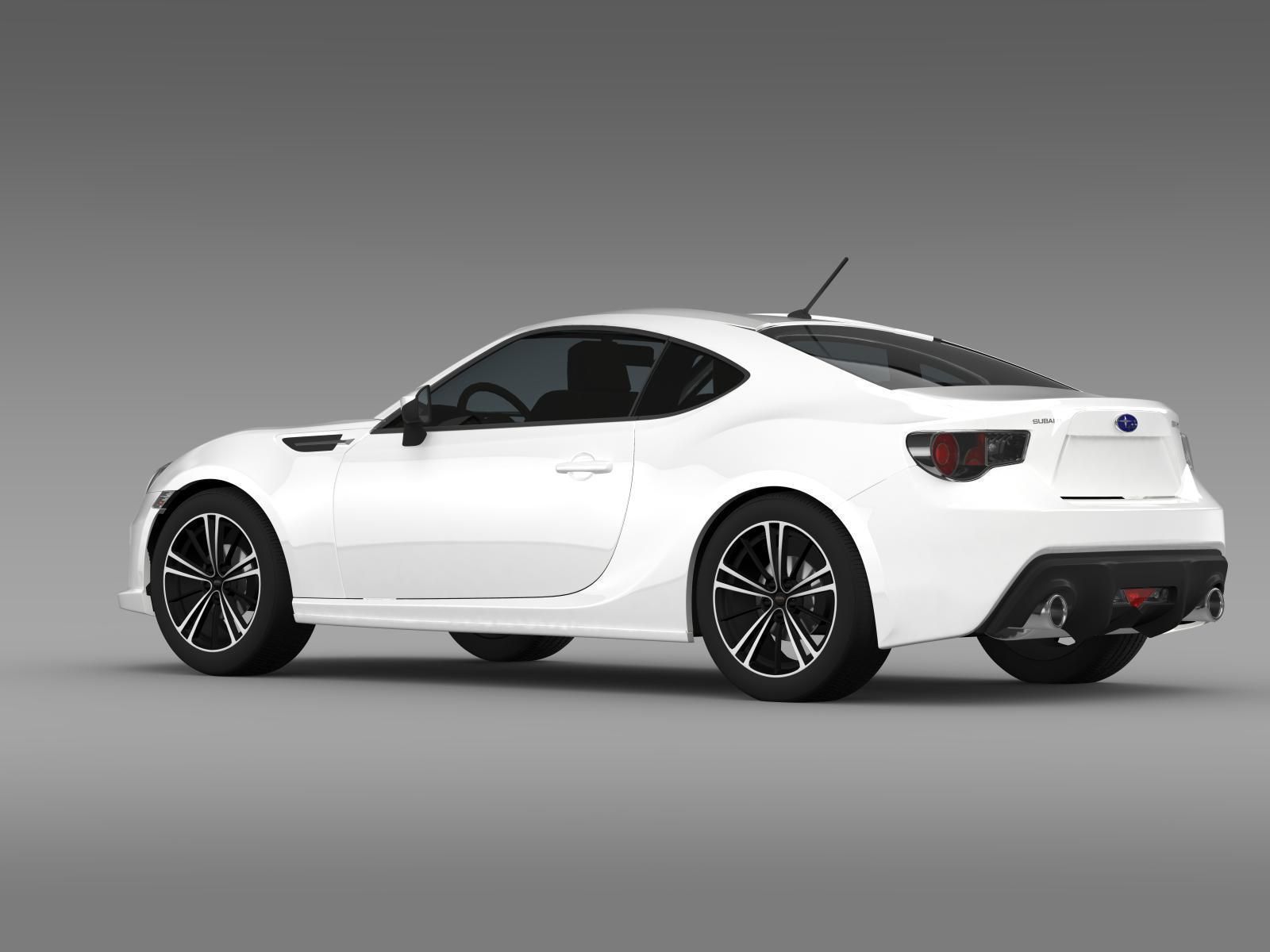 Subaru BRZ ZC6 2012 3D model_2