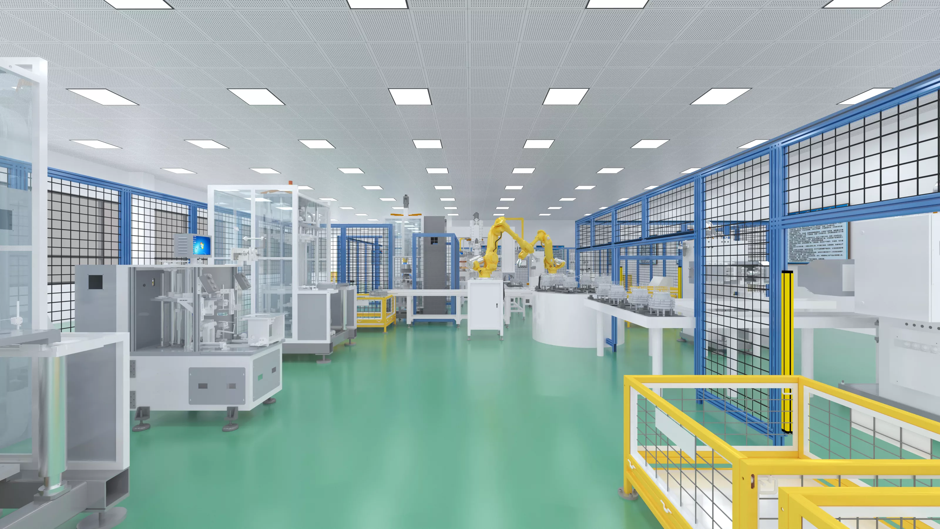 Factory production line 126 3D model