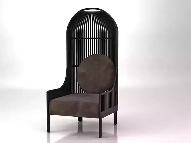 Nest rattan lounge chair