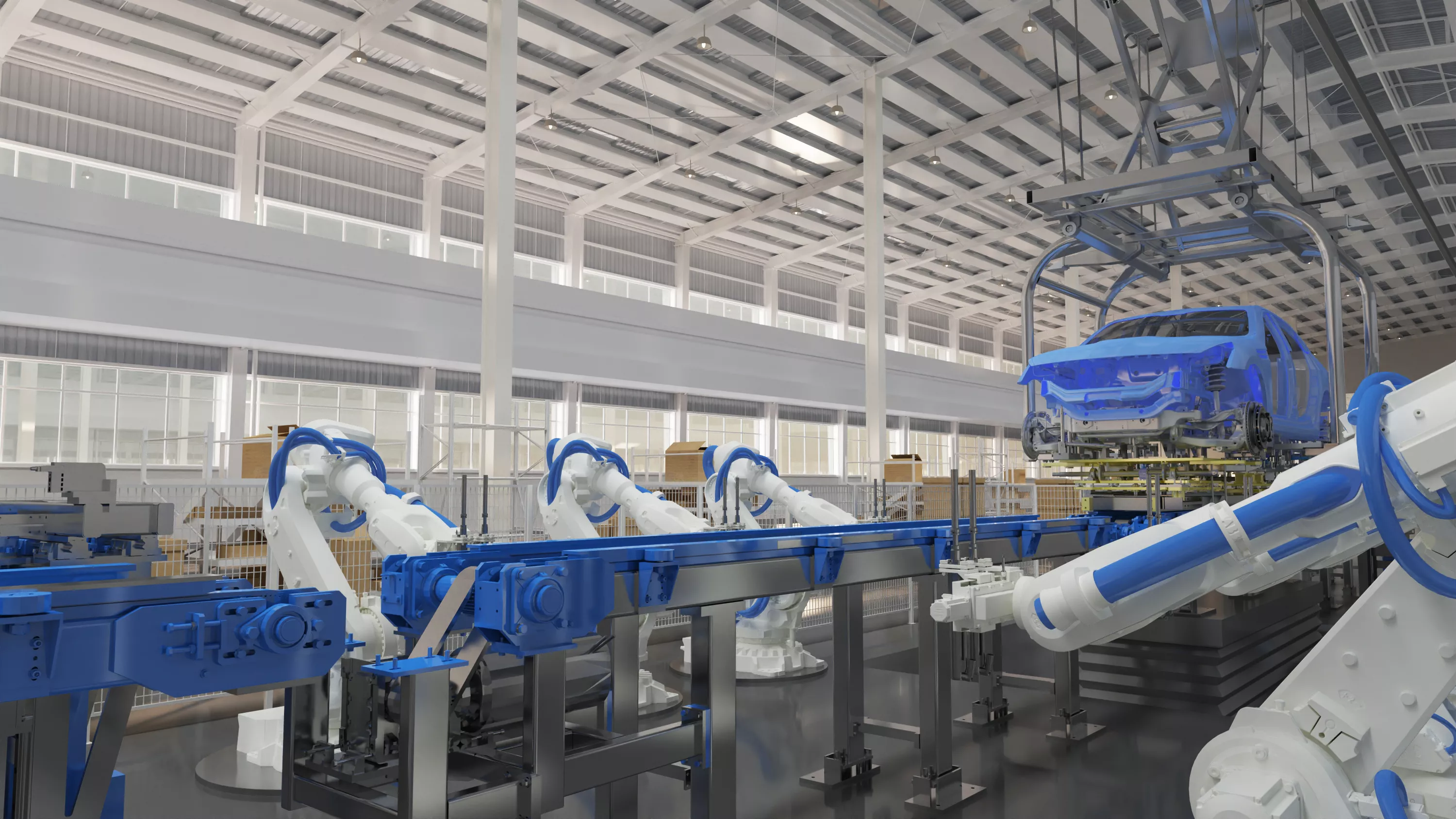 Automobile manufacturing plant 125 3D model