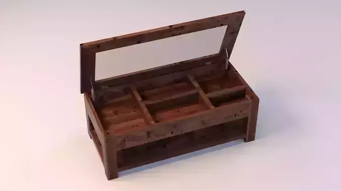 Benchwright Display Coffee Table 3D model