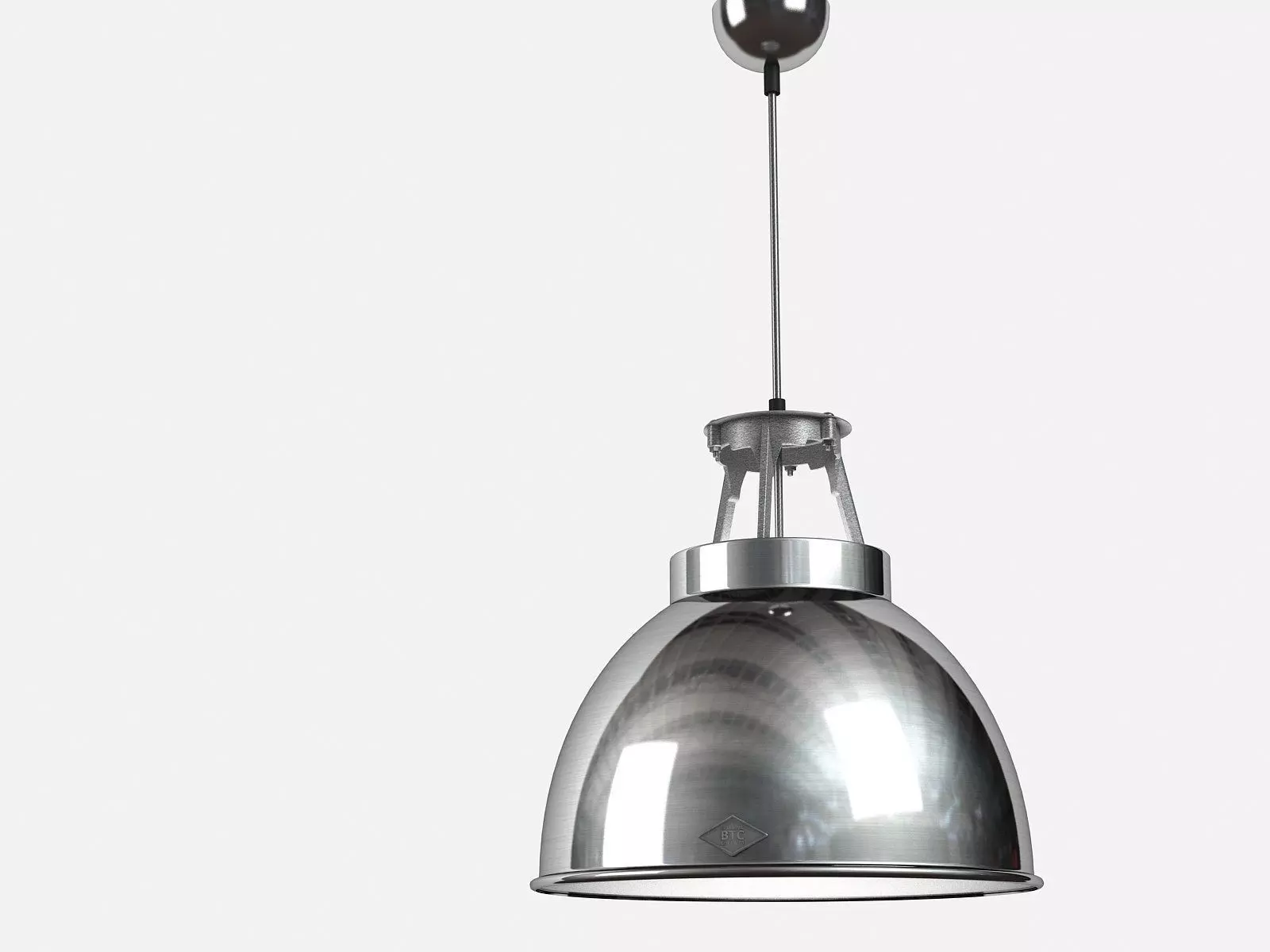 Titan metal pendant light 3D model_4