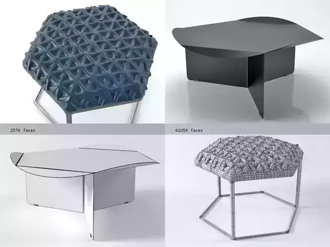 Hive hexagonal stool