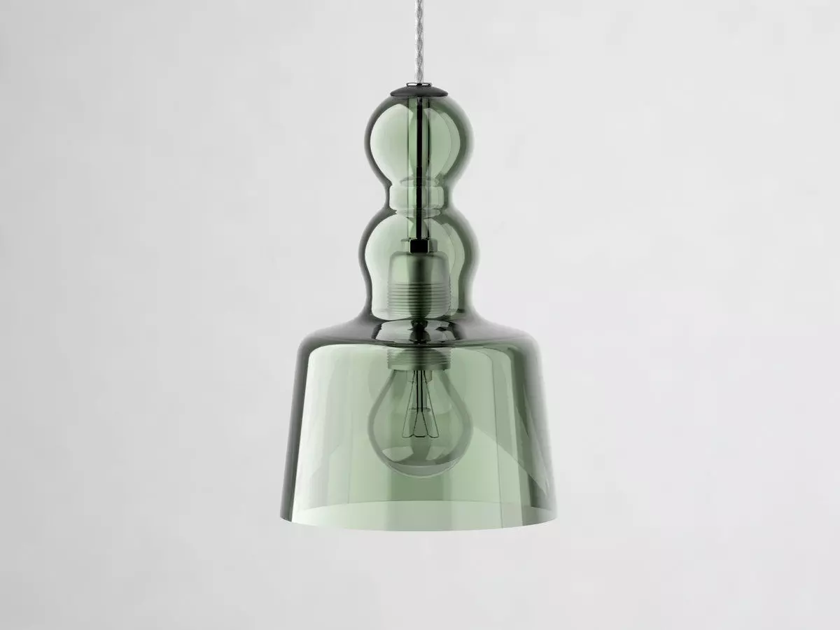 Acquamiki glass pendant light 3D model_1