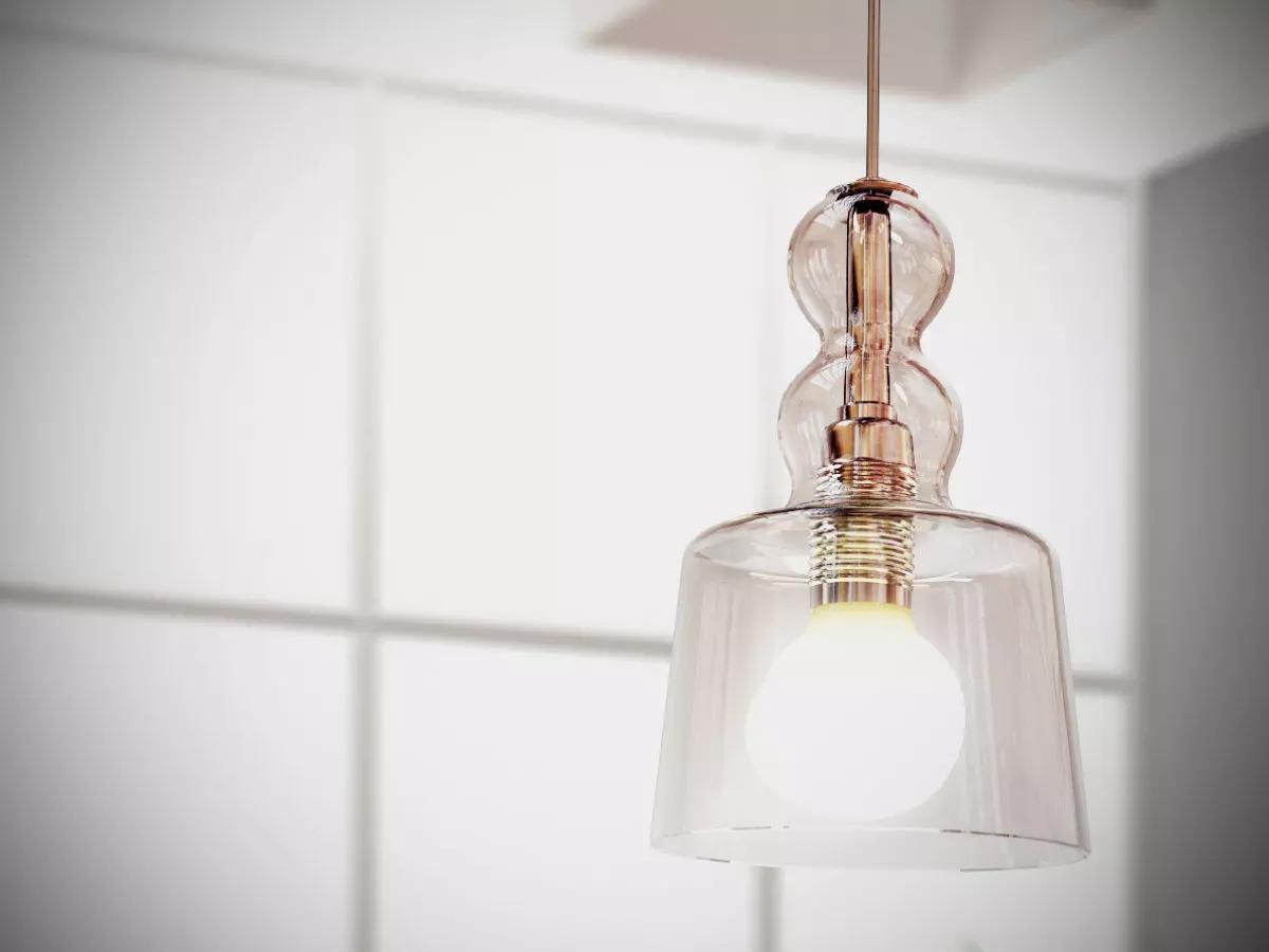 Acquamiki glass pendant light 3D model_6