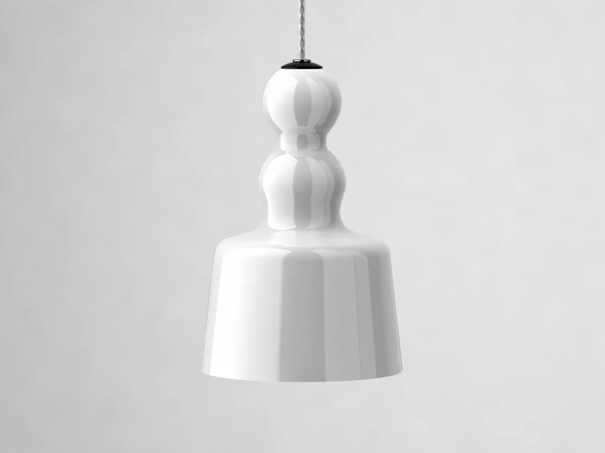 Acquamiki glass pendant light 3D model_2