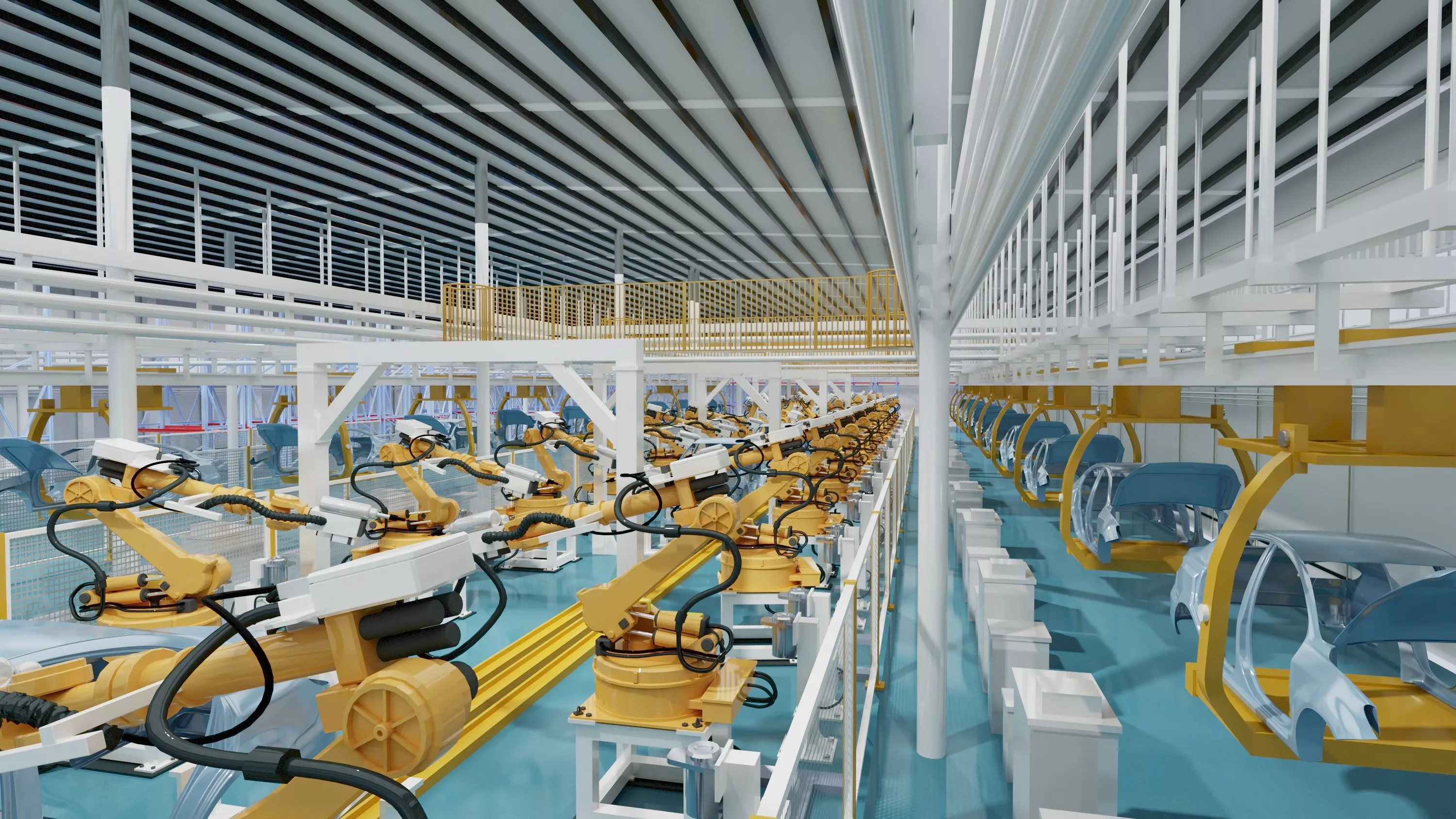 Automobile manufacturing factory 110 3D model