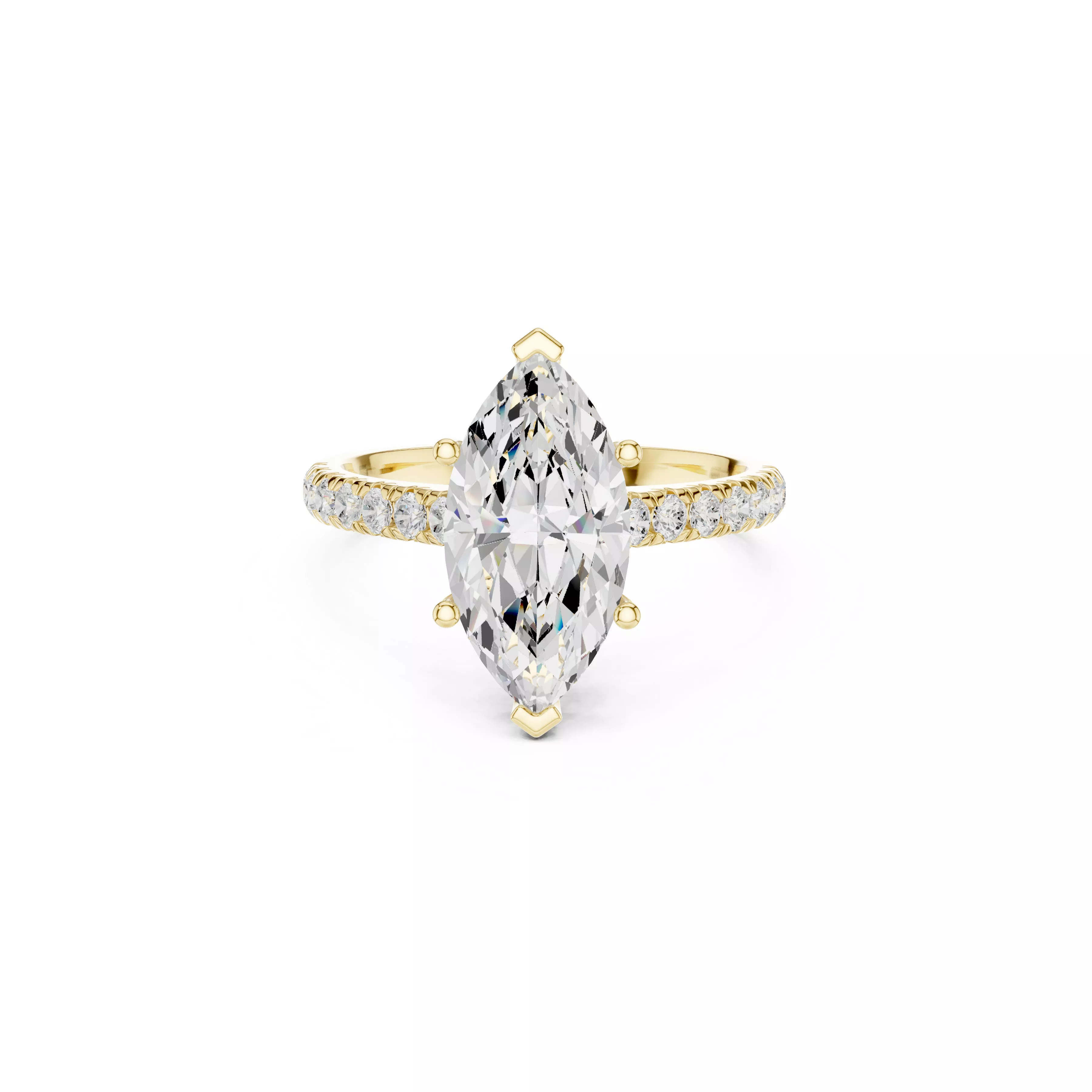 Buy Diamond Ring CAD Design STL 3DM Gold Ring Band R1302 3D print model