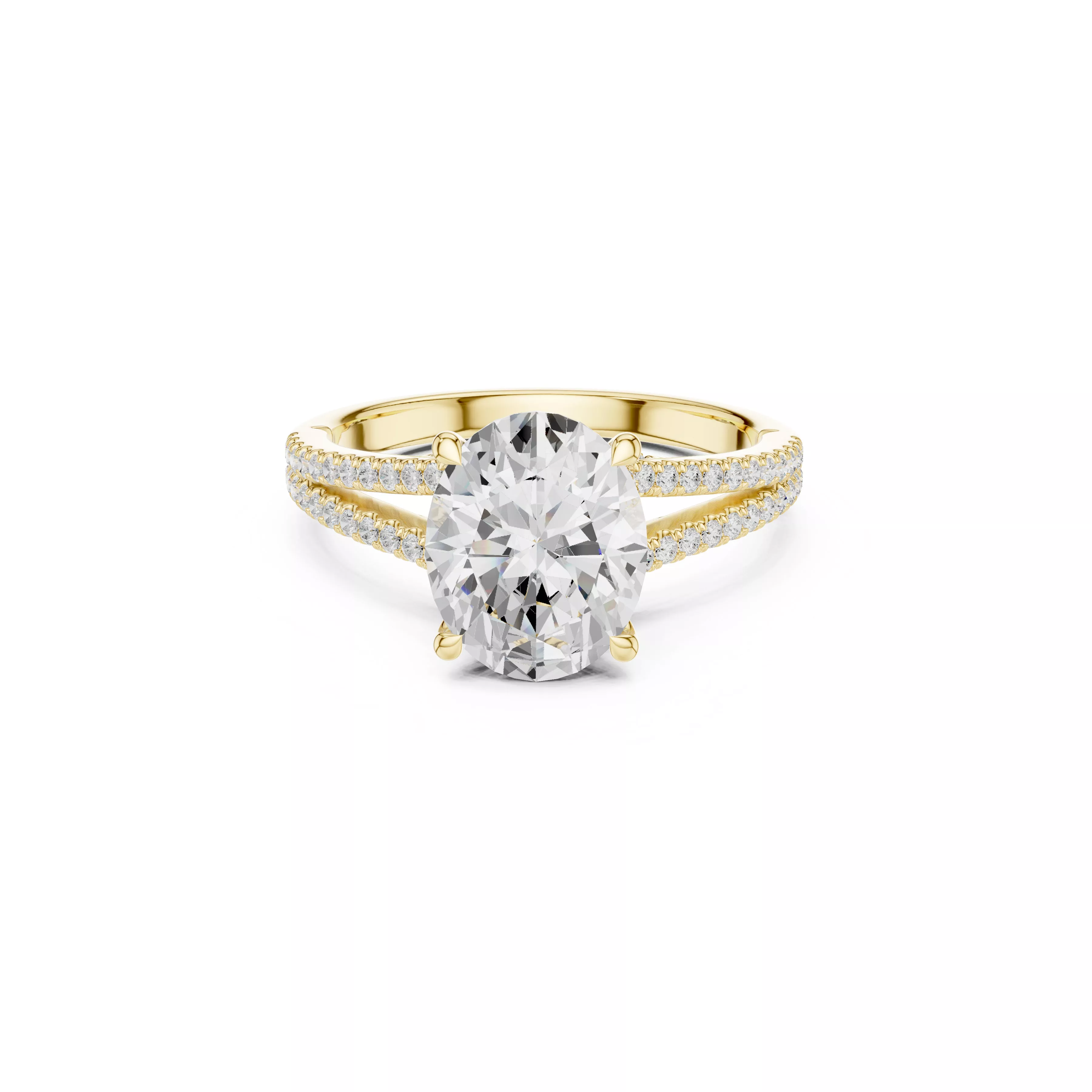 Buy Diamond Ring CAD Design STL 3DM Gold Ring Band R252OV 3D print model