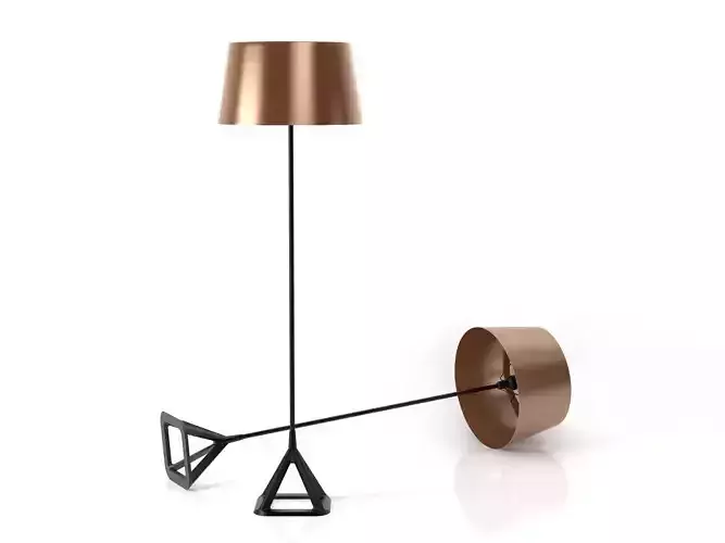 Base table lamp and floor lamp