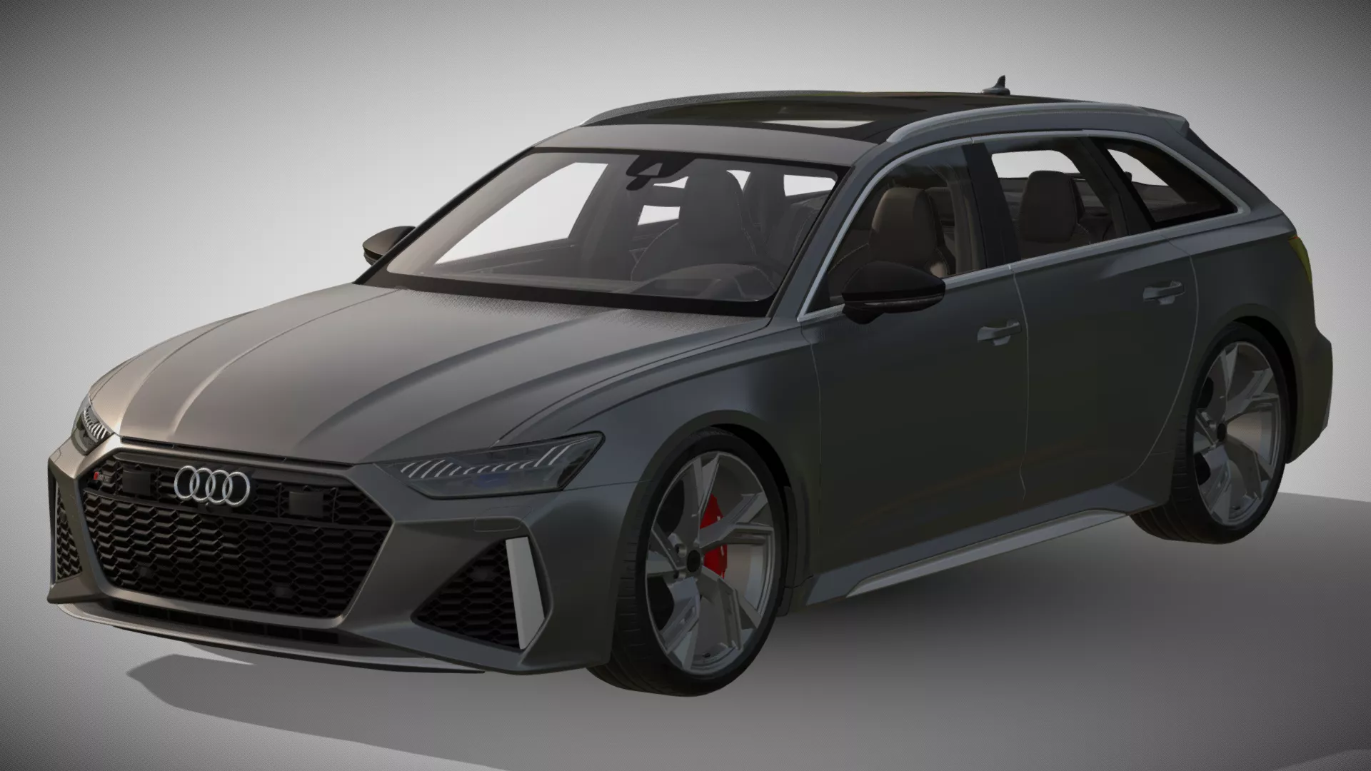2020 Audi RS 6 Avant 3D model