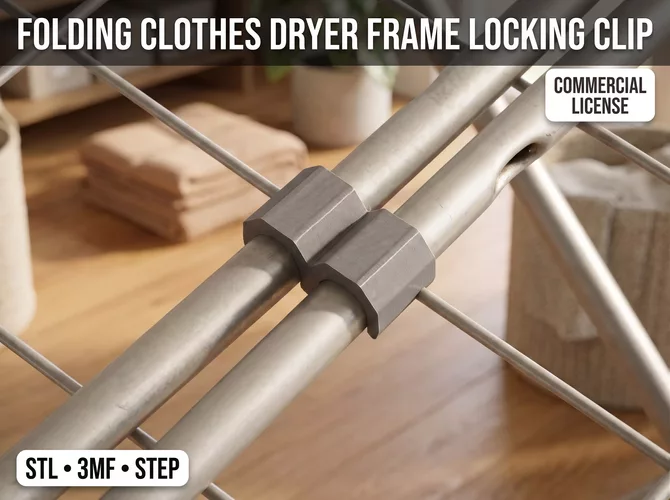 COMMERCIAL Folding Clothes Dryer Frame Locking Clip