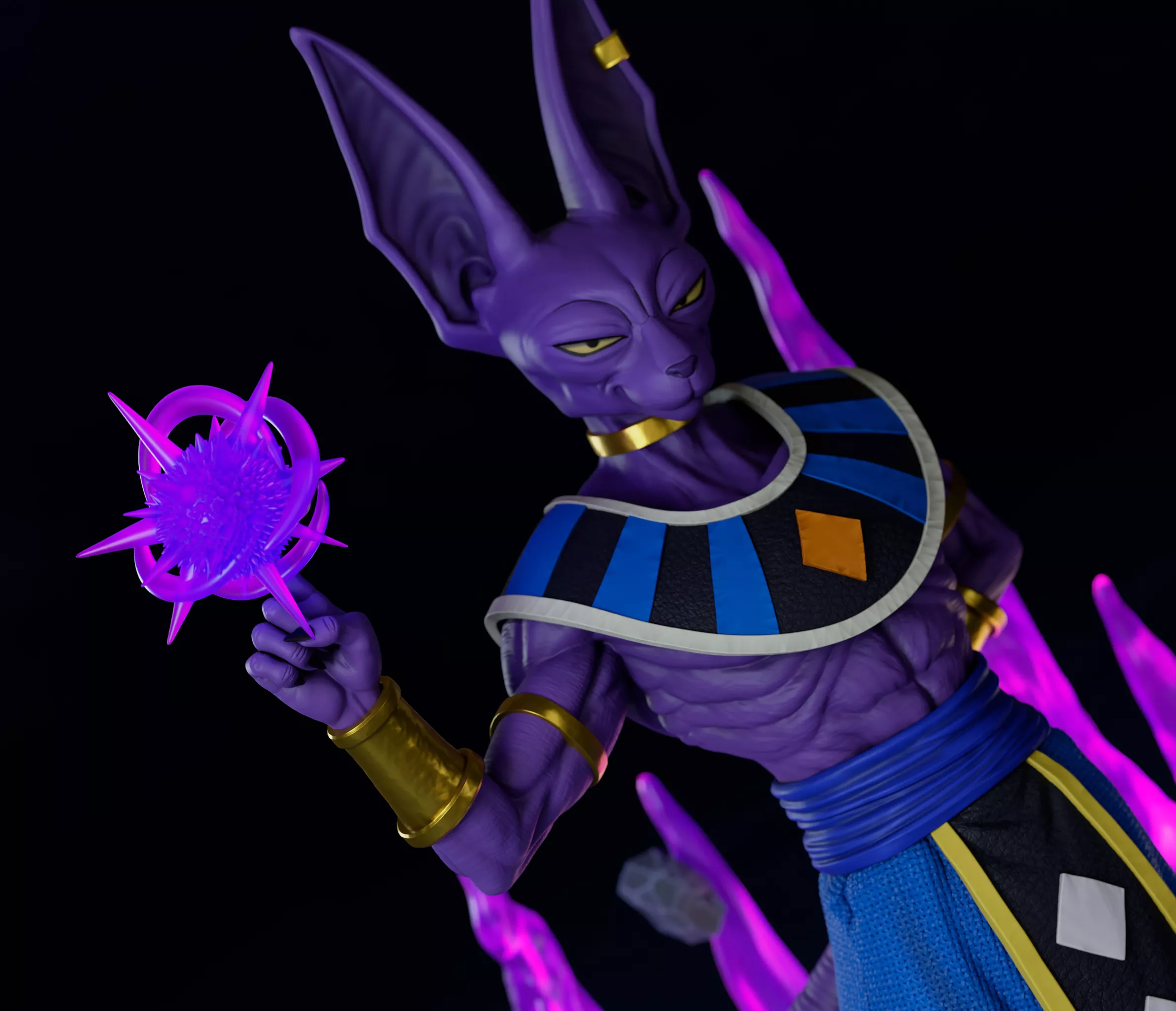Beerus Dragon Ball Z 3D Print Model 3D print model