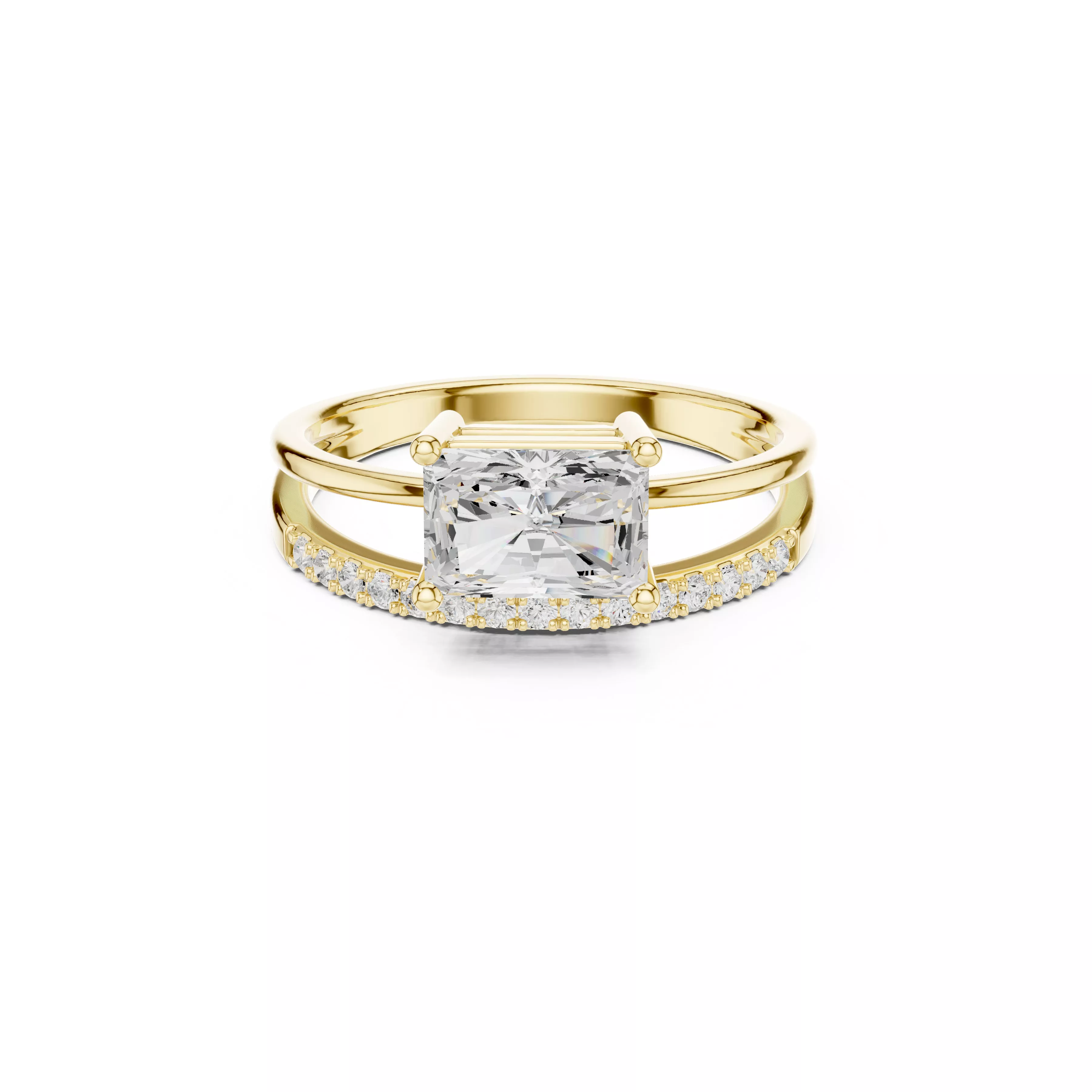Diamond Ring Band Premium Jewelry CAD 3DM STL 471 3D print model