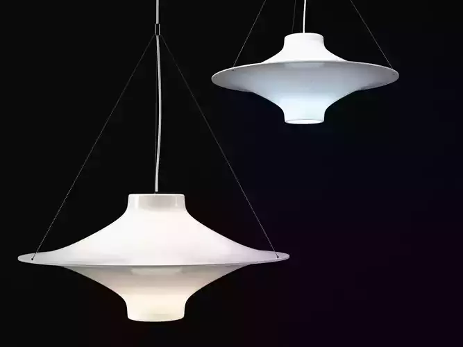 Skyflyer pendant light hanging 3D model
