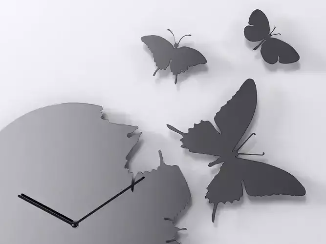 Butterfly Clock