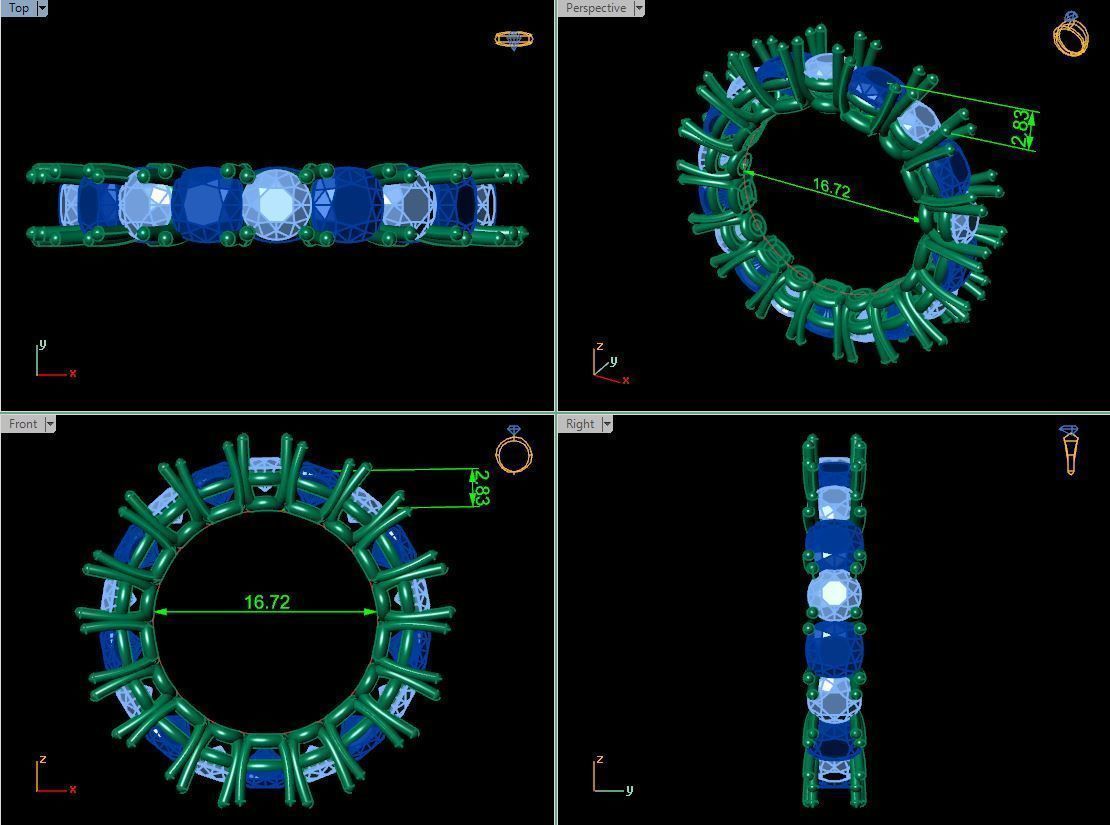 Eternity Ring2 3D print model_4