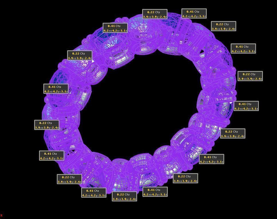 Eternity Ring2 3D print model_3