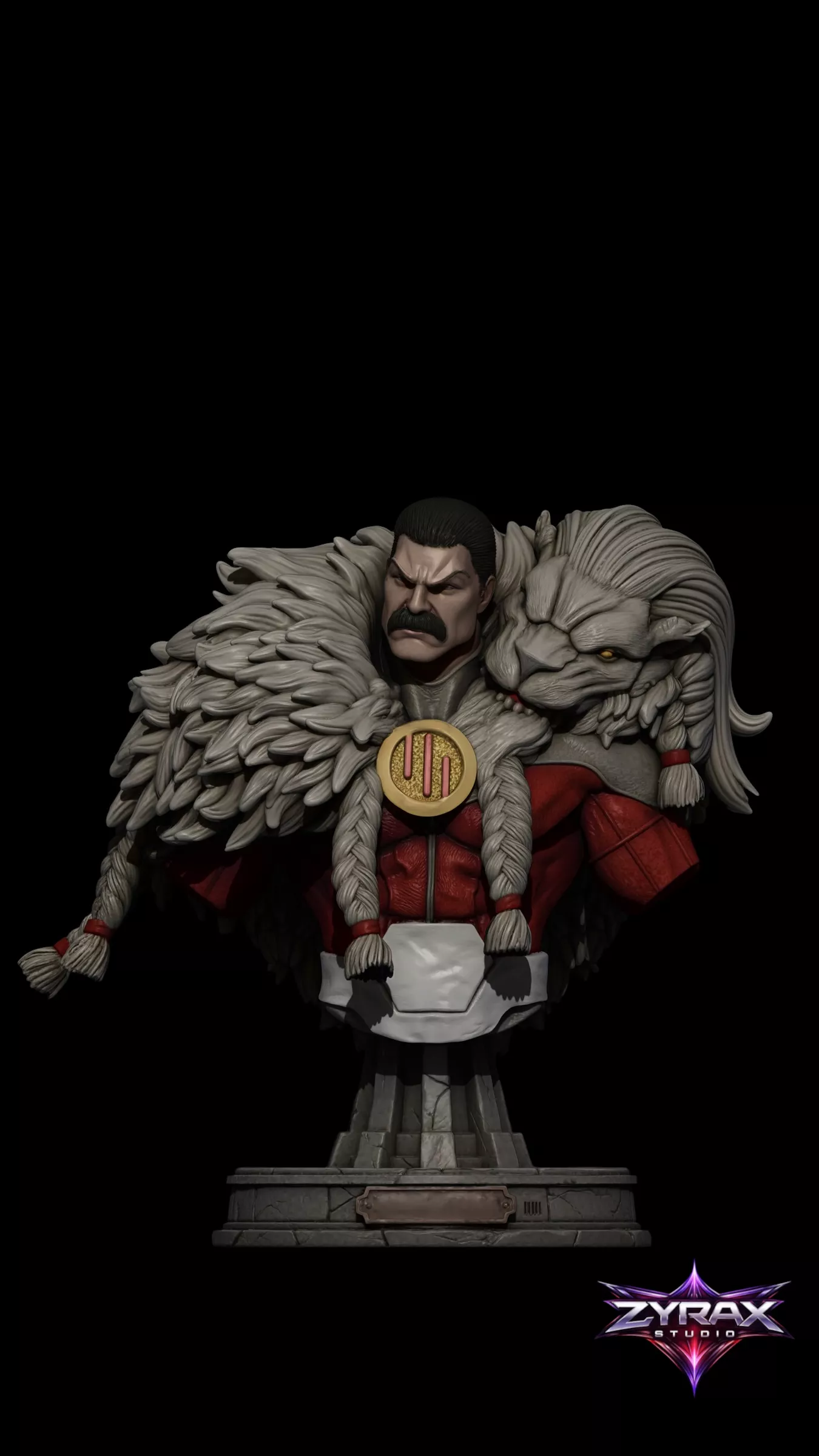 Omni-Man Bust STL Invincible Sculpture 3D Print Model 3D print model