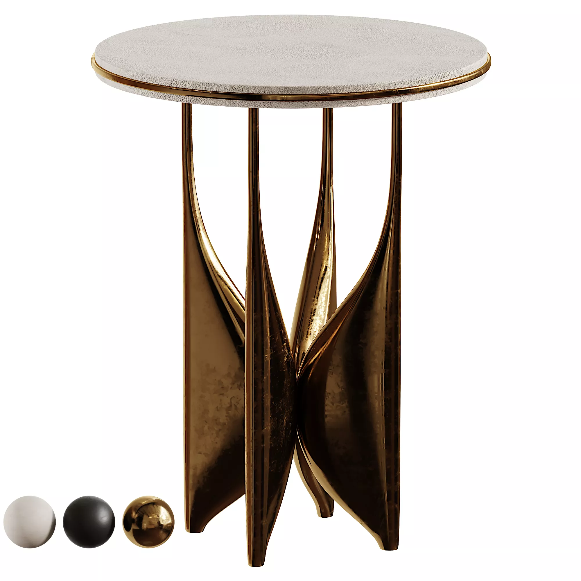 Plumeria Side Table 03 3D model