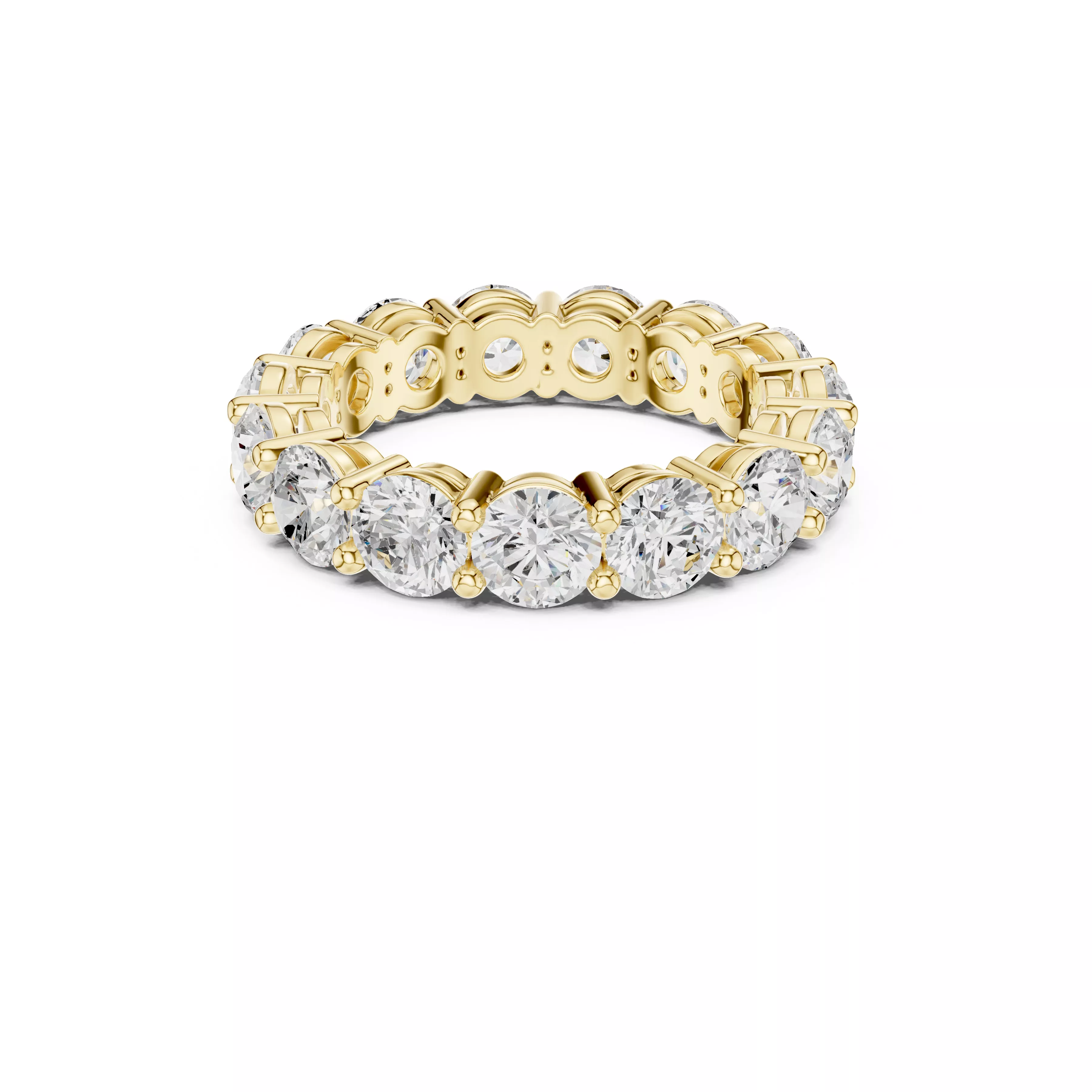 Vintage Diamond Ring STL 3DM Gold Ring Band CAD A5060 3D print model