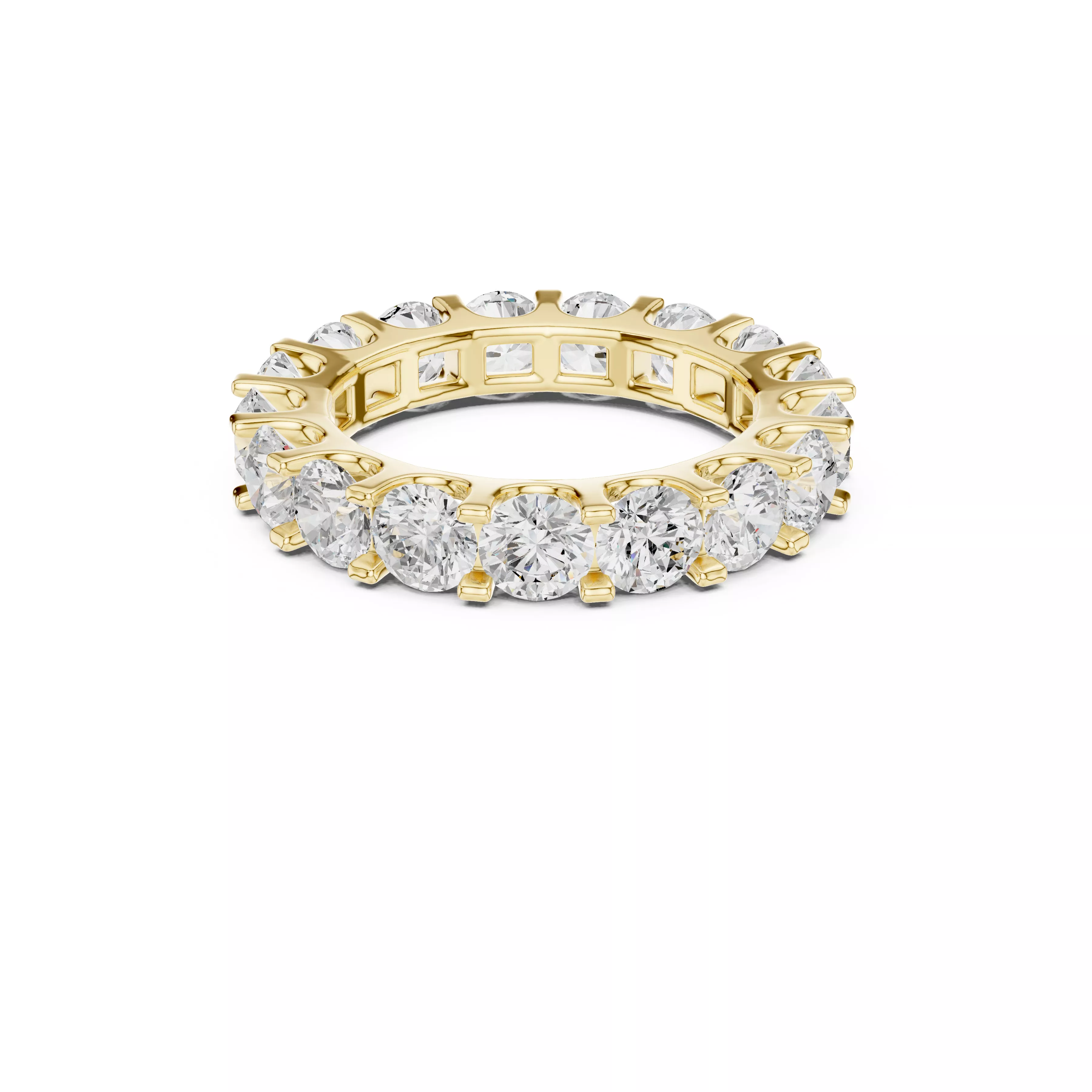 Vintage Diamond Ring STL 3DM Gold Ring Band CAD A4963 3D print model
