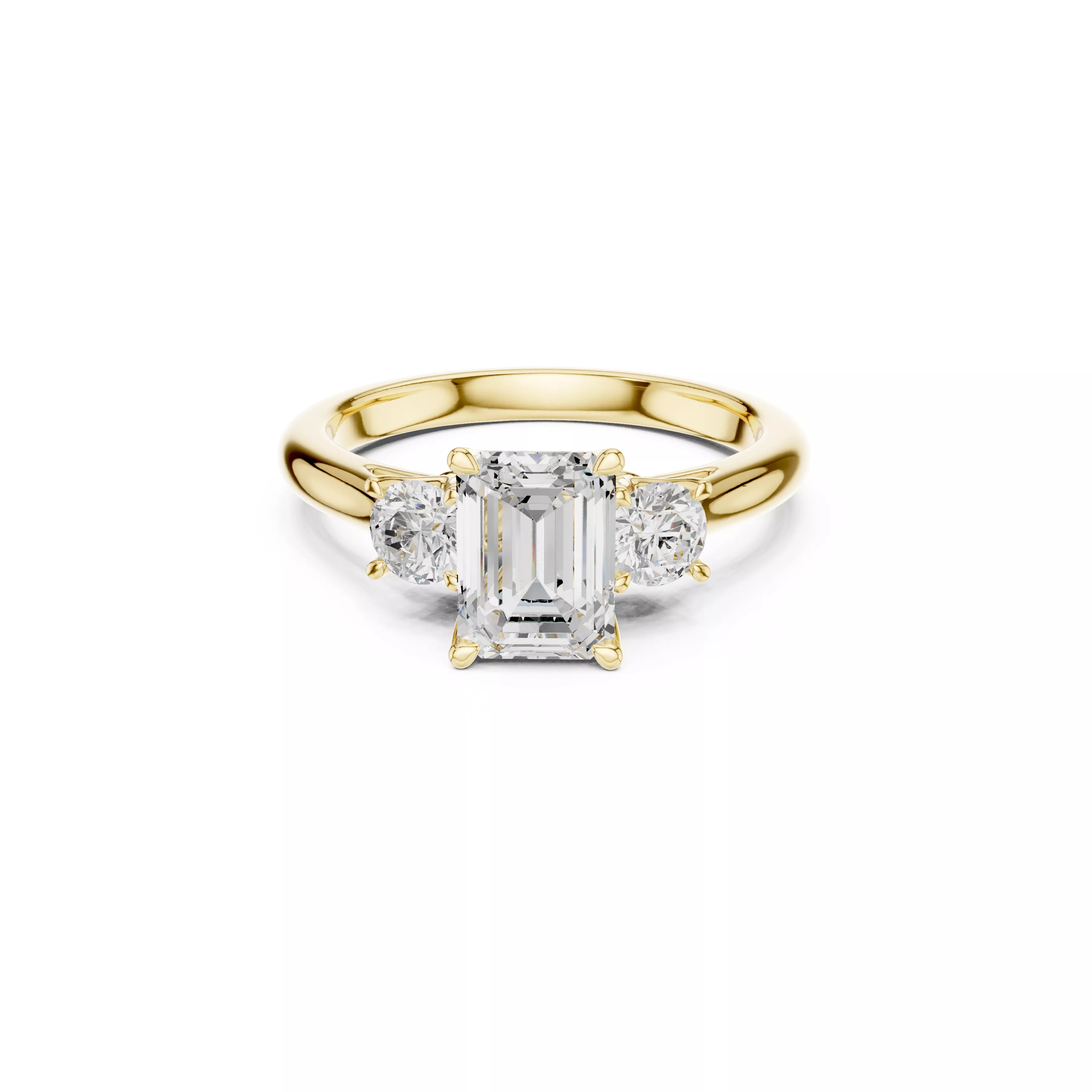 Buy Diamond Ring CAD Design STL 3DM Gold Ring Band R1208 3D print model