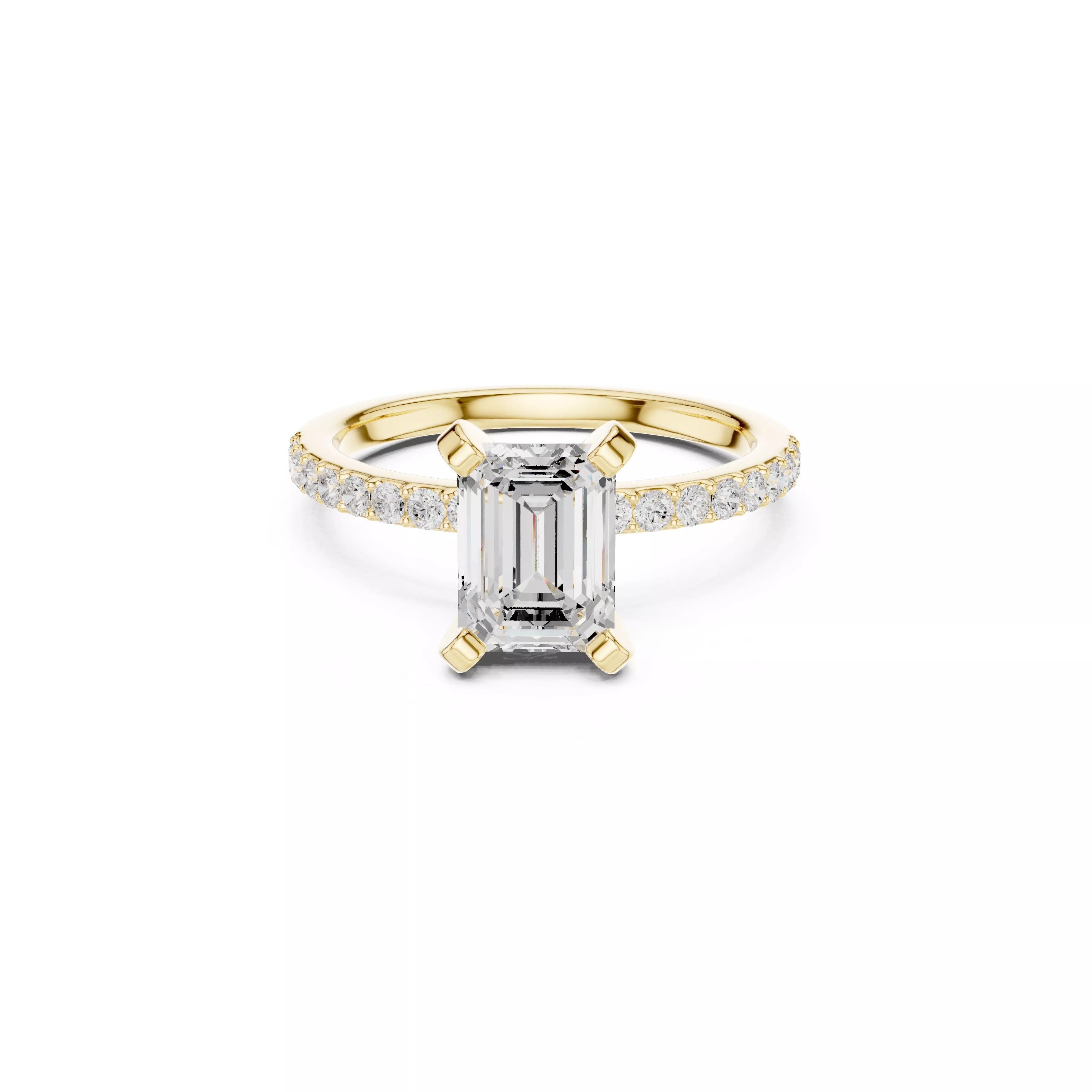 Buy Diamond Ring CAD Design STL 3DM Gold Ring Band R1194 3D print model