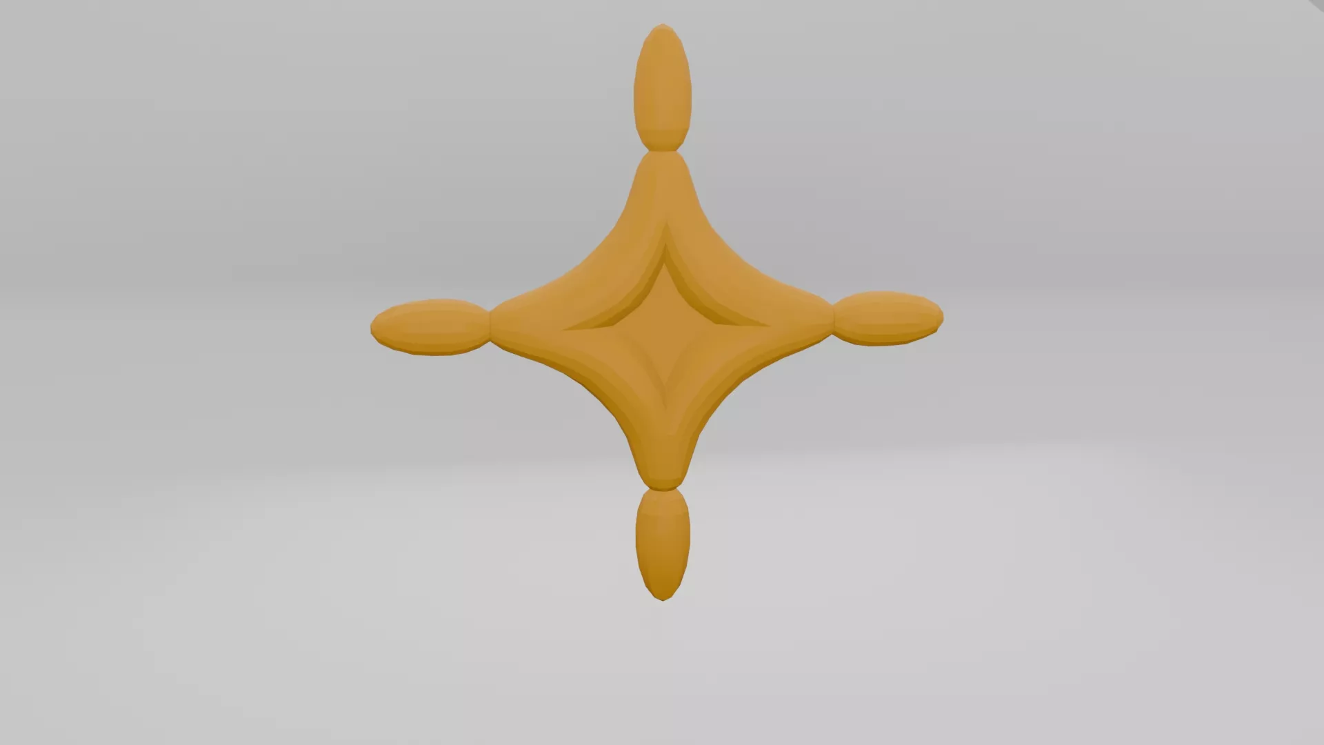 Sparkle Star Stylized Game Ready Effect Asset Low-poly 3D model
