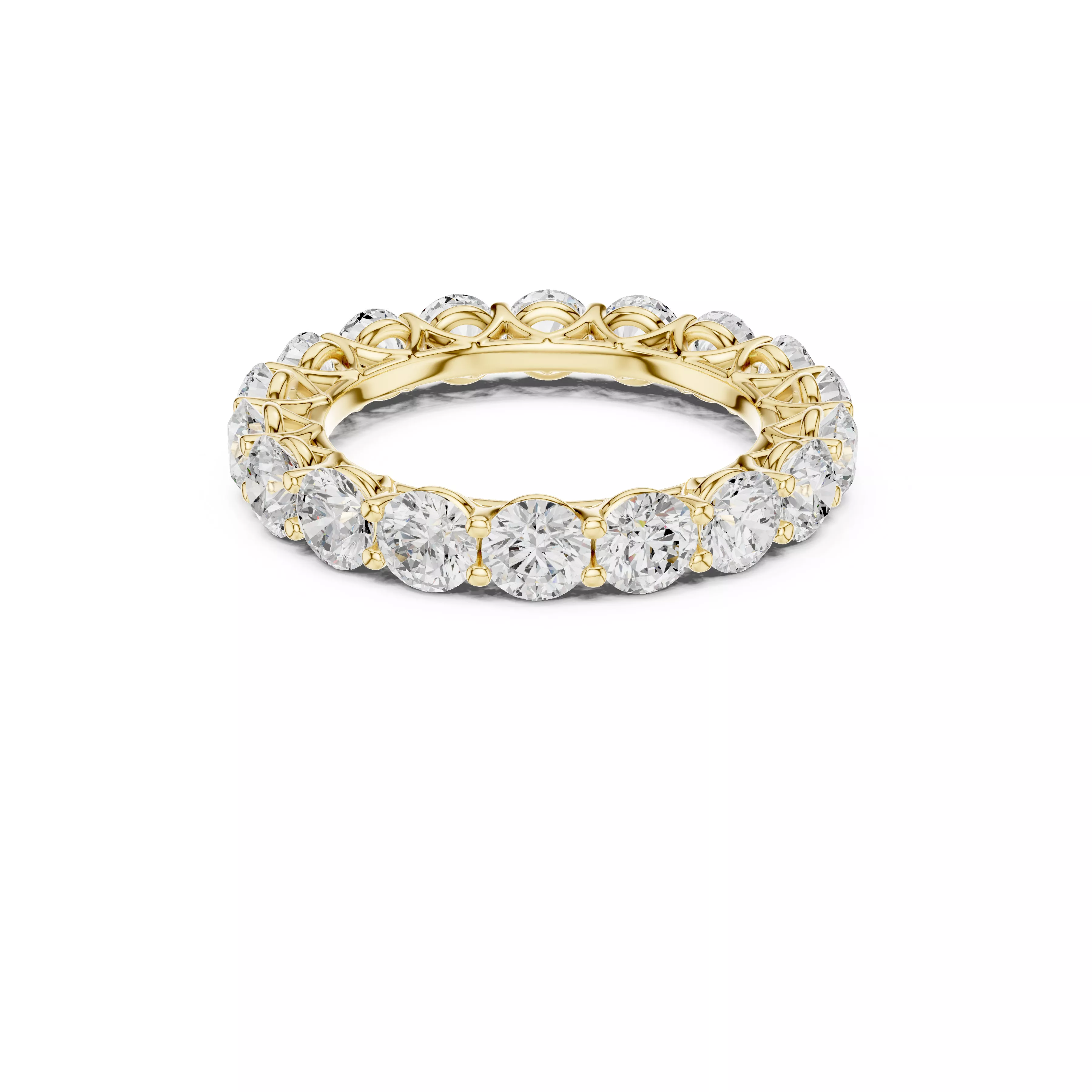 Diamond Ring Band Premium Jewelry CAD 3DM STL 675 3D print model