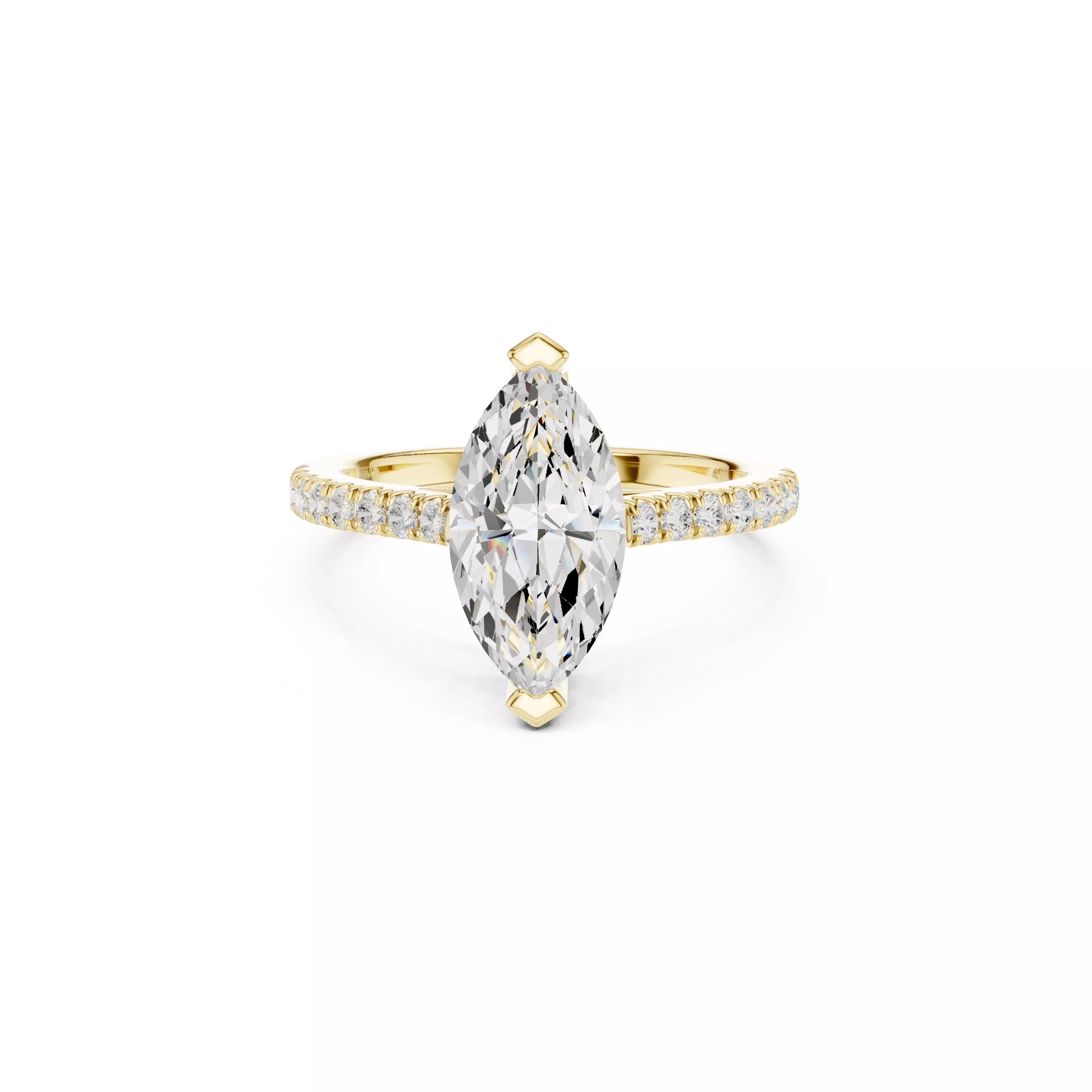 Buy Diamond Ring CAD Design STL 3DM Gold Ring Band R1269 3D print model